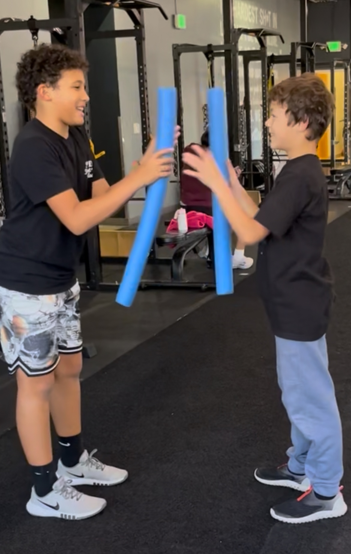 Kids practicing coordination drills at Sacramento homeschool PE program